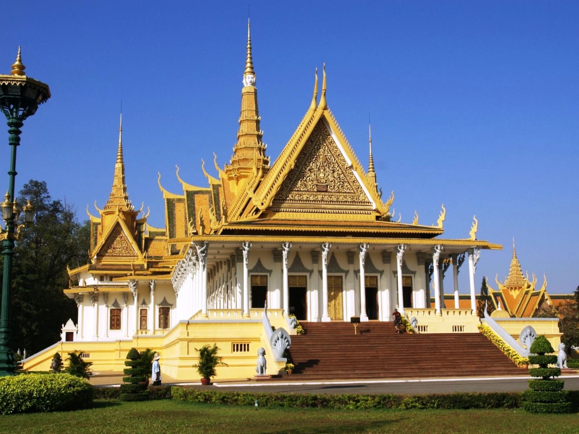 Королевский дворец в Пномпене, Камбоджа 