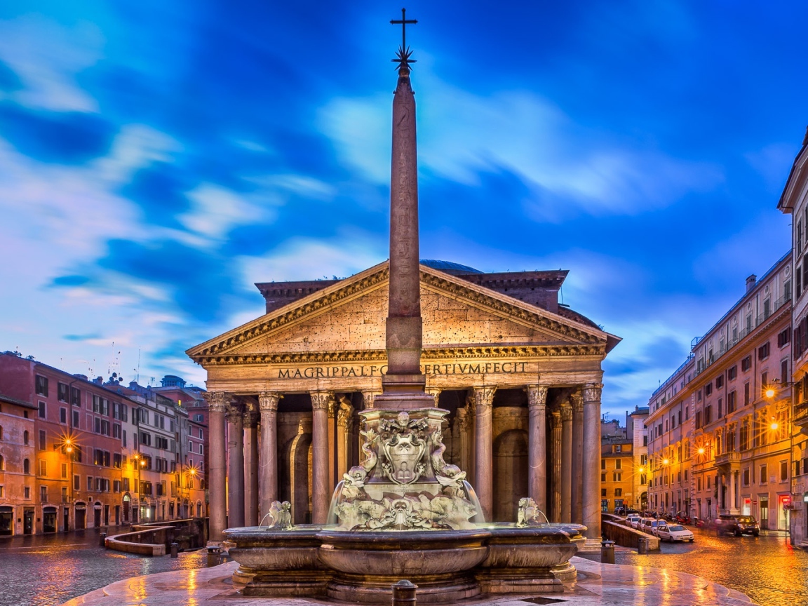 Пантеон храм всех богов, Рим. Италия 