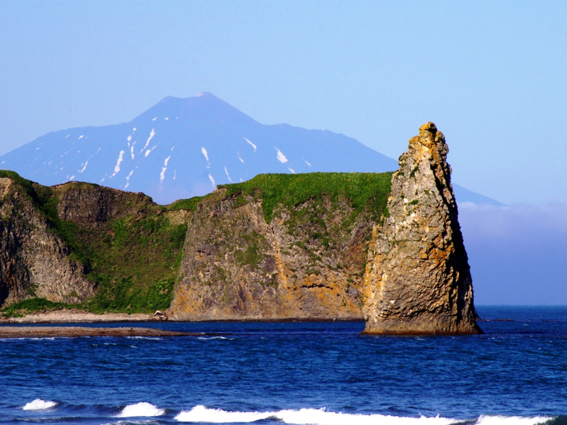Остров Кунашир, Курильские острова. Россия 