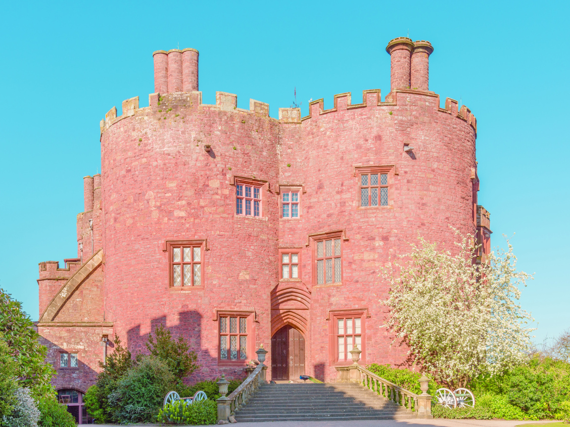 Castle Powis Castle in Welshpool, Wales. United Kingdom