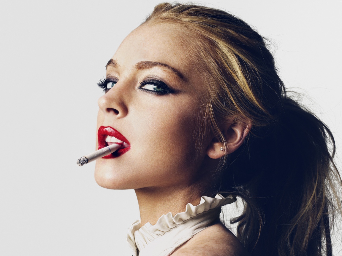 Горячая девушка, актриса Линдси Лохан