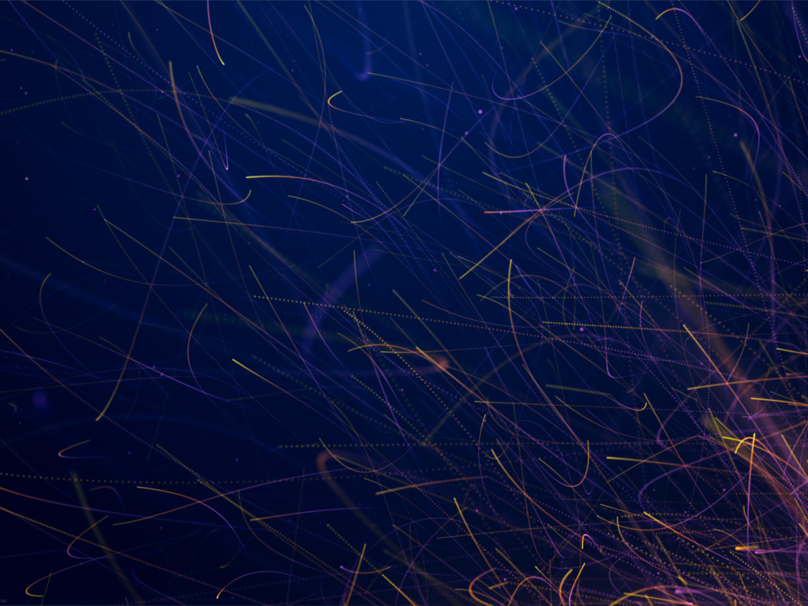 Огненные искры на синем фоне, 3д графика