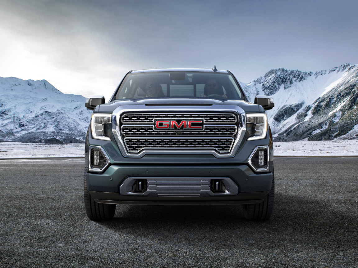 Автомобиль GMC Sierra, 2019 года вид спереди
