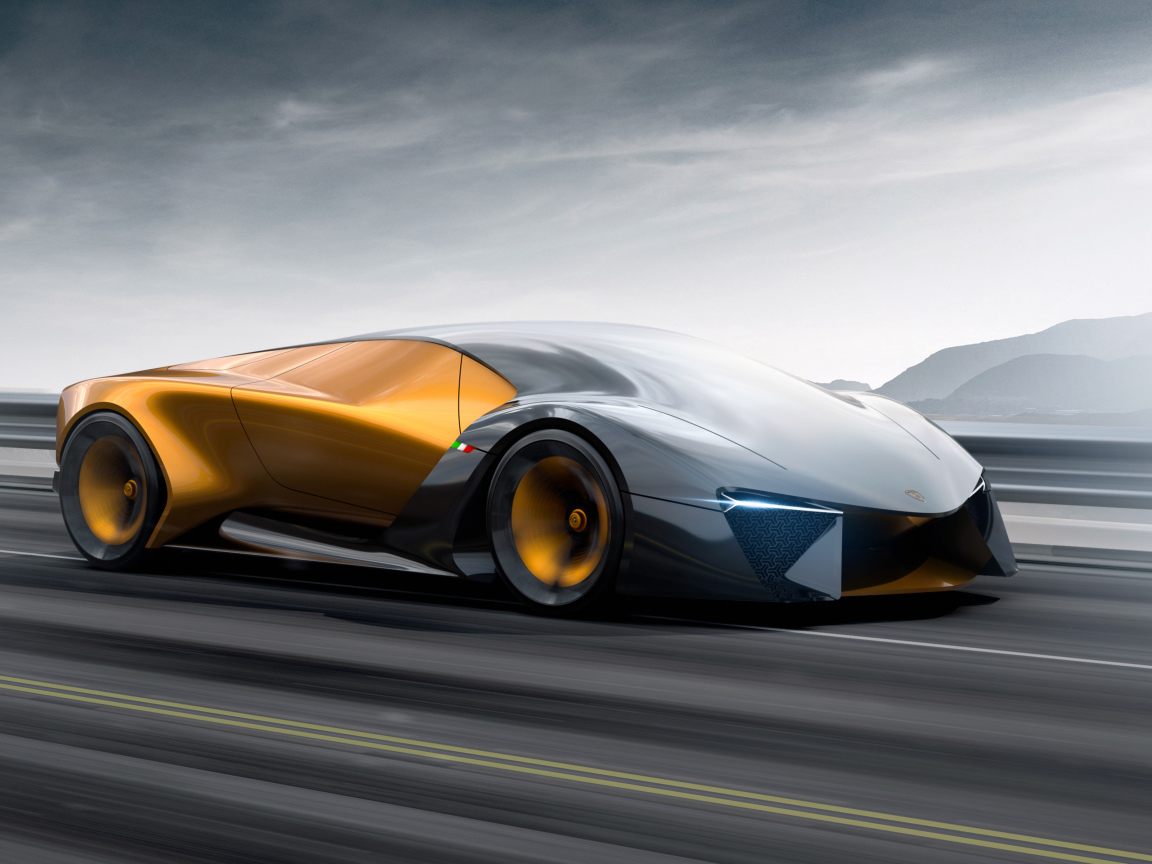 Быстрый новый автомобиль Lamborghini Terzo Millennio 2019