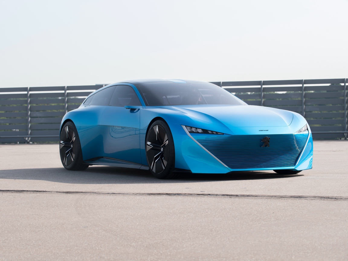 Стильный автомобиль концепт Peugeot Instinct, 2018