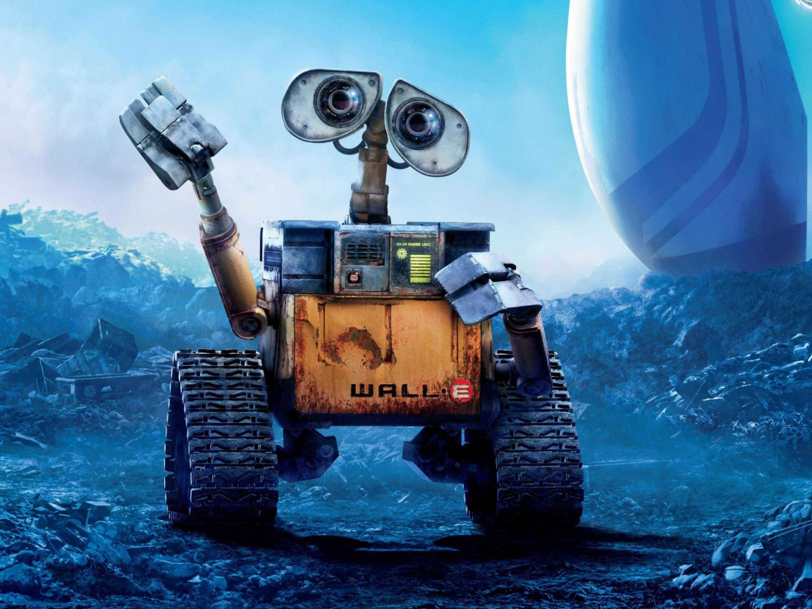 Робот Валли из мультфильма, постер