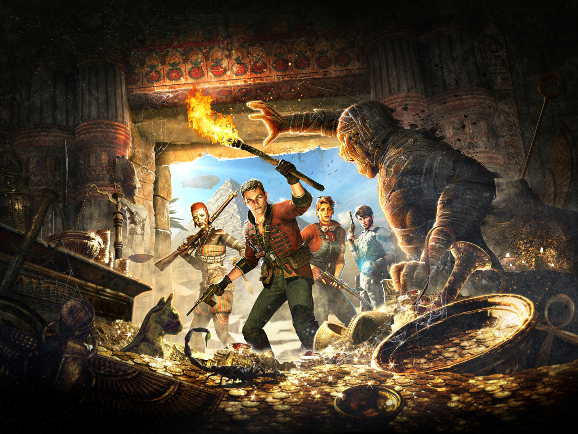 Постер компьютерной игры Strange Brigade, 2018