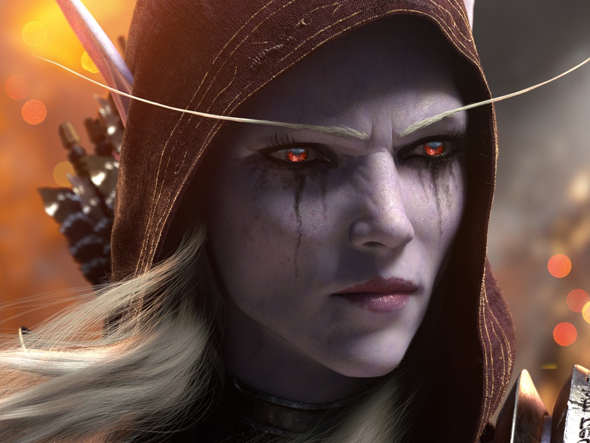 Сильвана Ветрокрылая персонаж игры World of Warcraft. Battle for Azeroth, 2018