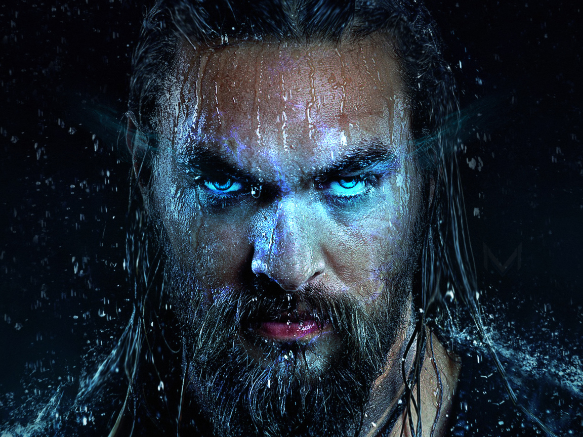 Актер Джейсон Момоа в новом фильме Аквамен, 2018 