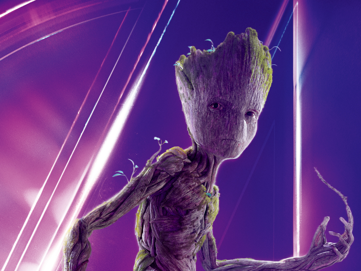 Грут персонаж нового фильма Мстители: Война бесконечности, 2018