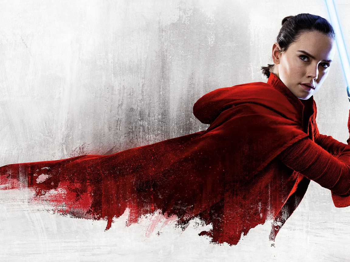 Рей с лазерным мечом,  персонаж фильма Звёздные войны. Последние джедаи