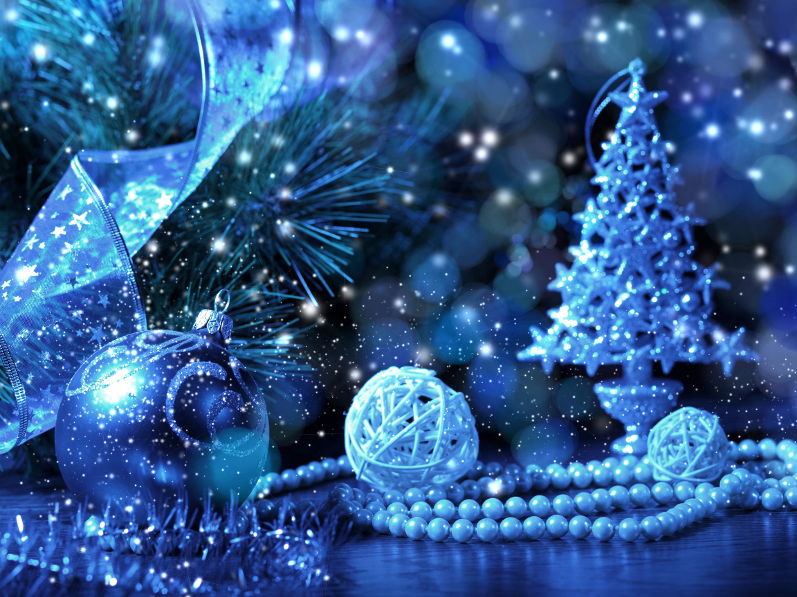 Красивые новогодние украшения на Рождество и Новый год 2019 