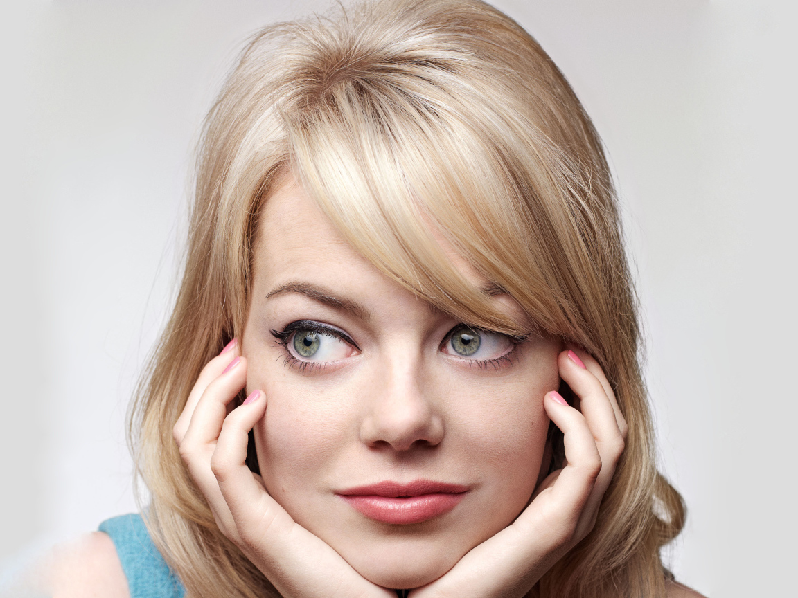 Зеленоглазая блондинка актриса Эмма Стоун