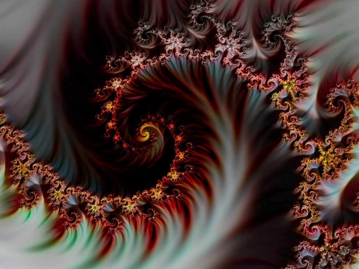 Красивый абстрактный коричневый волнистый рисунок