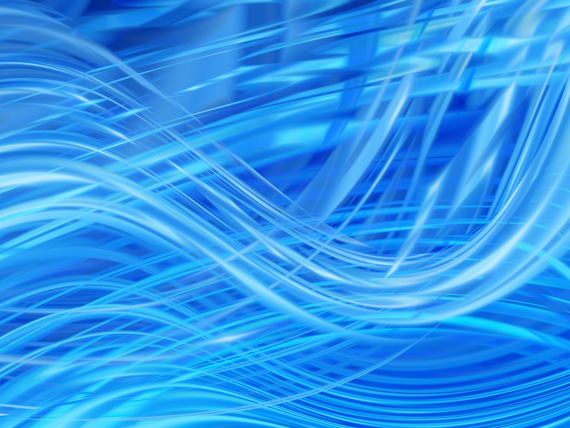 Яркие голубые абстрактные волны 