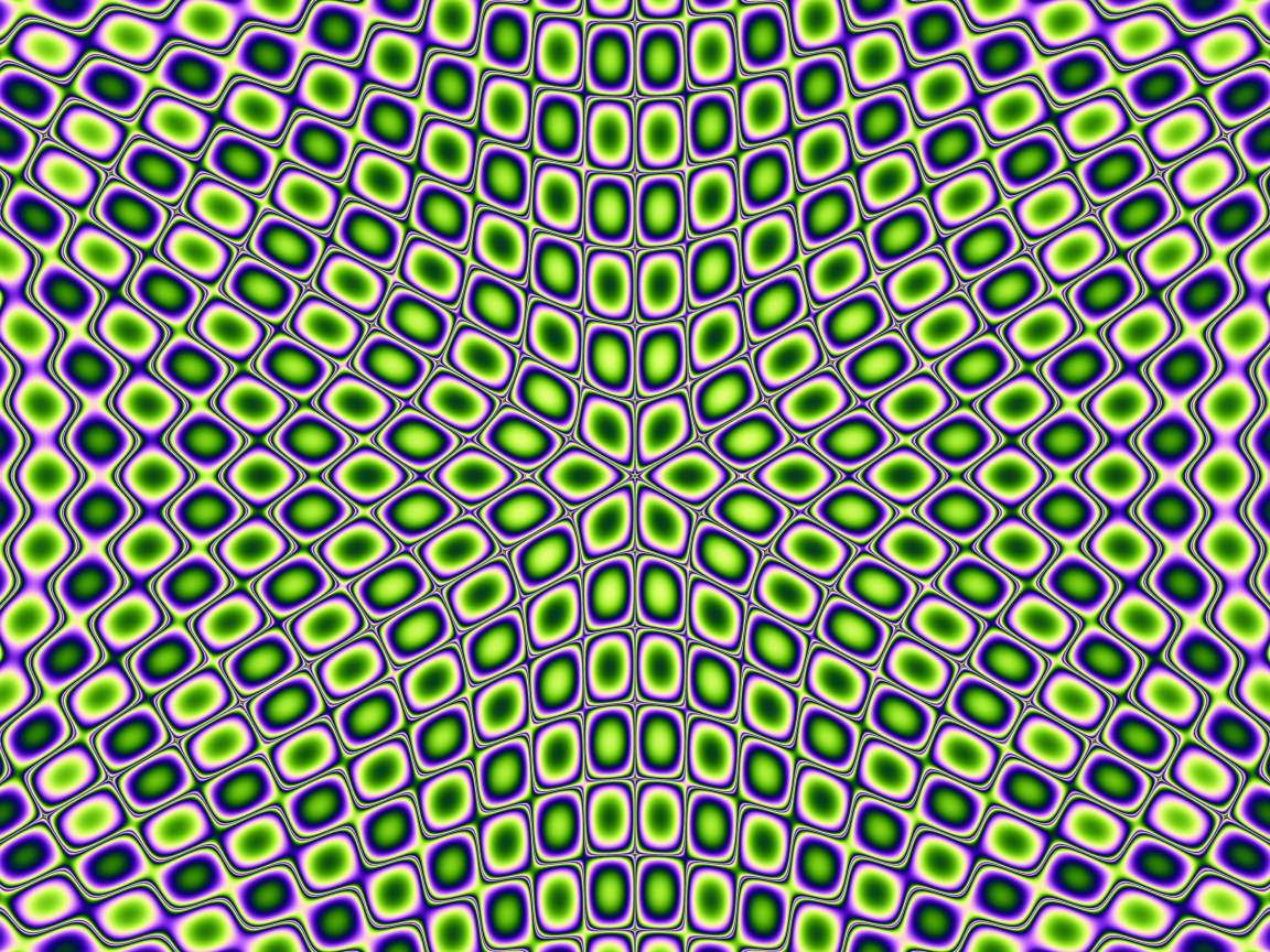 Красивый узор с оптической иллюзией 