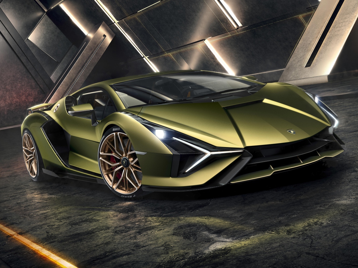 Спортивный автомобиль Lamborghini Sian 2019 года