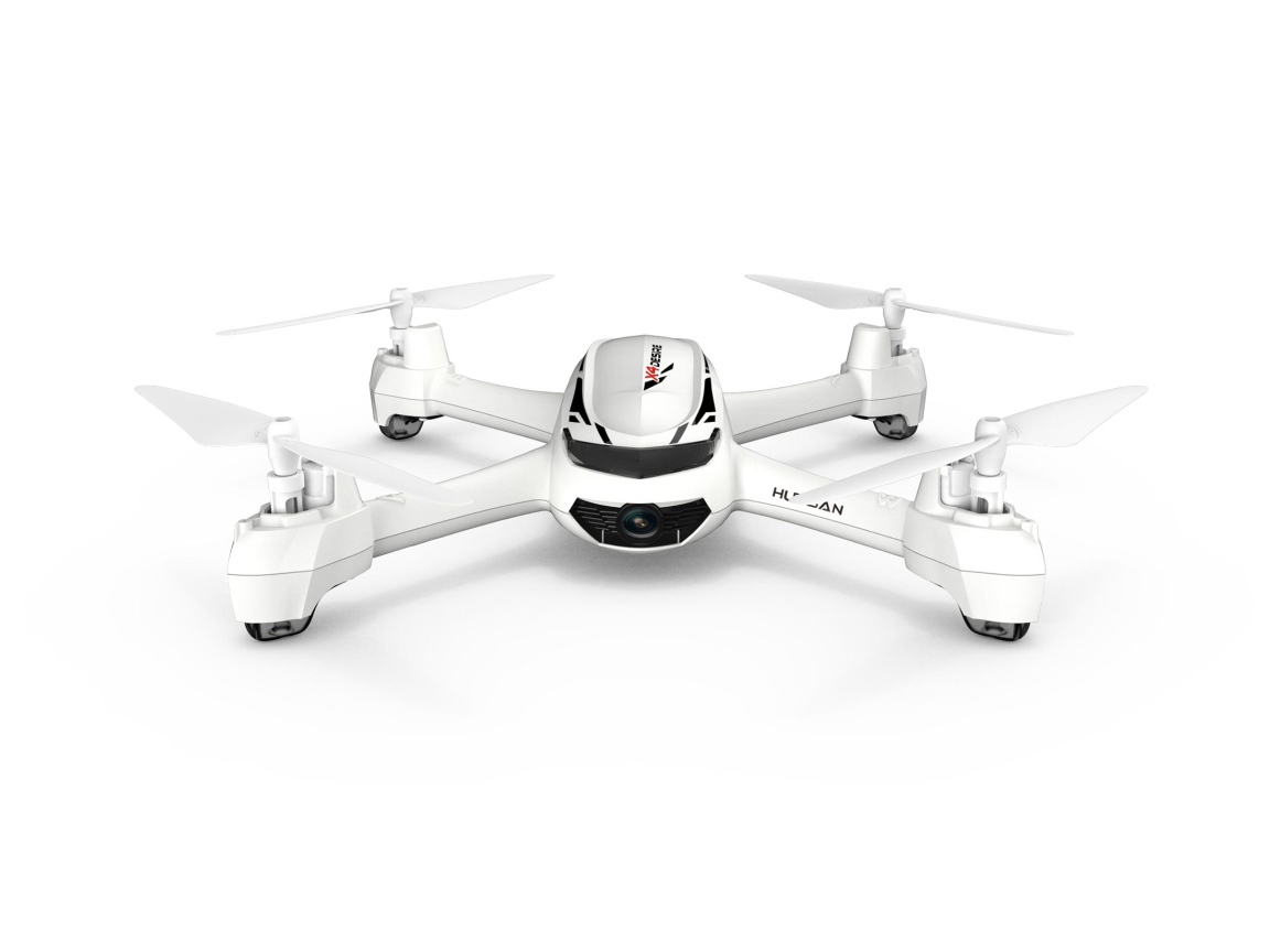Quadcopter Hubsan X4 Desire FPV H502S, 2019 year on white background