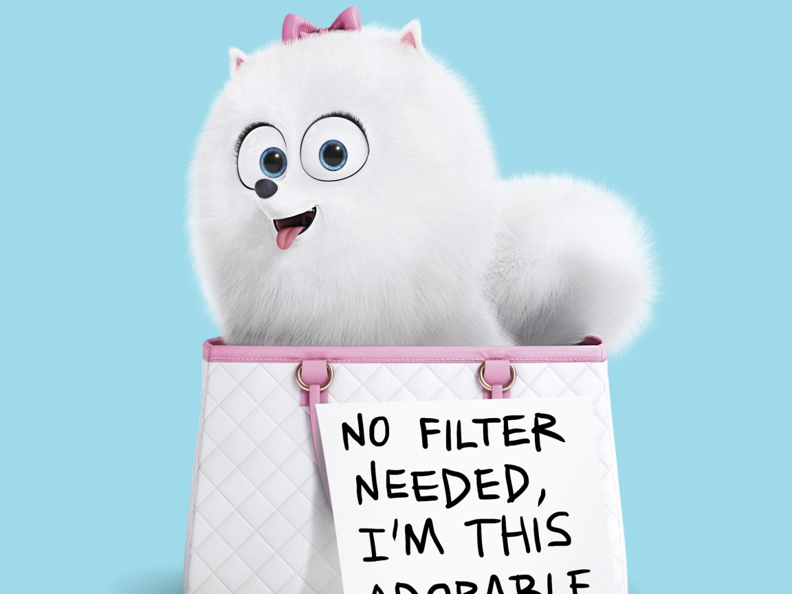 Померанский шпиц Гиджет из мультфильма Тайная жизнь домашних животных 2