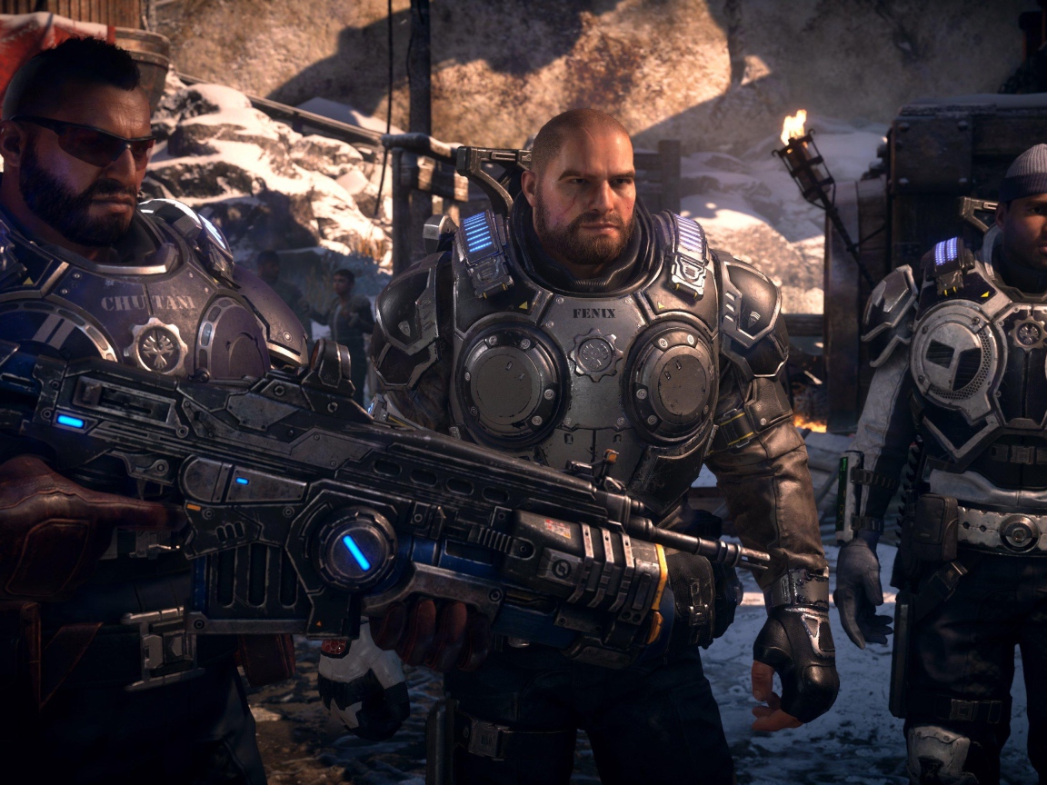 Персонажи компьютерной игры Gears 5, 2019