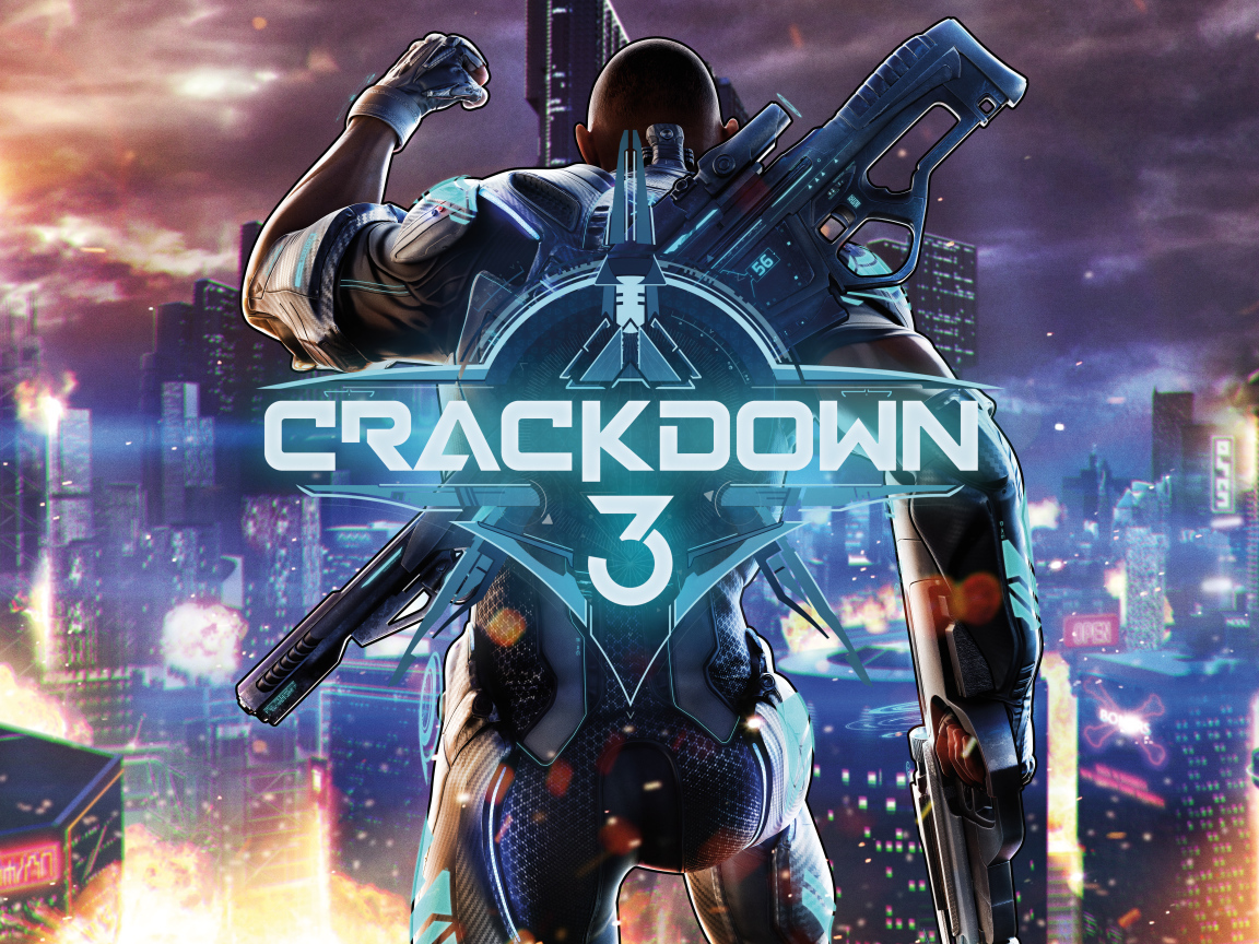 Постер компьютерной игры Crackdown 3, 2019 года