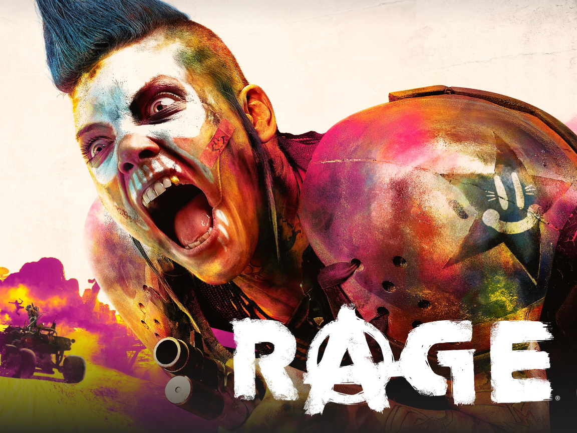 Постер компьютерной игры Rage 2, 2019 года