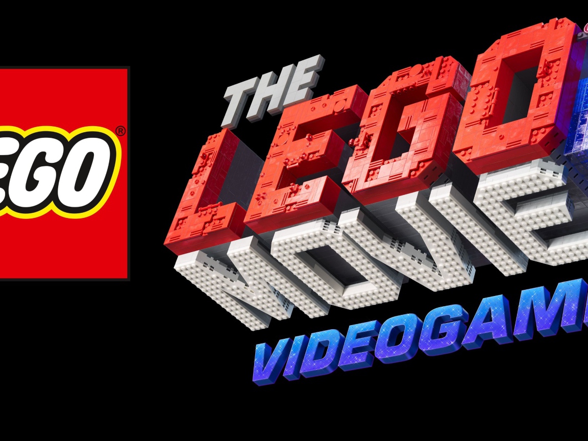 Постер новой видеоигры The Lego Movie 2 Videogame, 2019 года на черном фоне