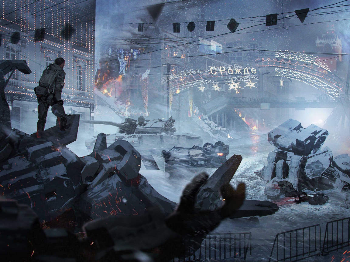 Скриншот компьютерной игры Left Alive, 2019 года