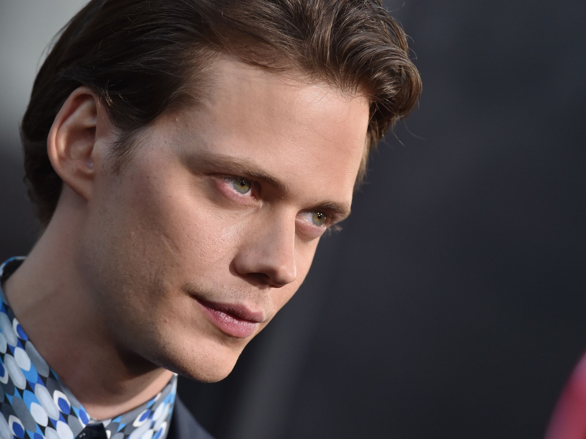 Актер Билл Скарсгорд лицо крупным планом