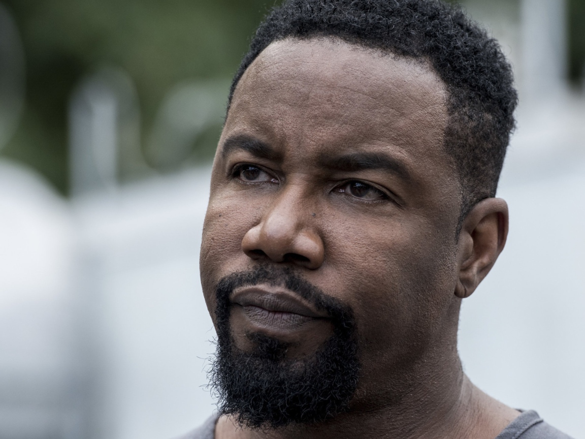 Американский актер Майкл Джей Уайт лицо крупным планом