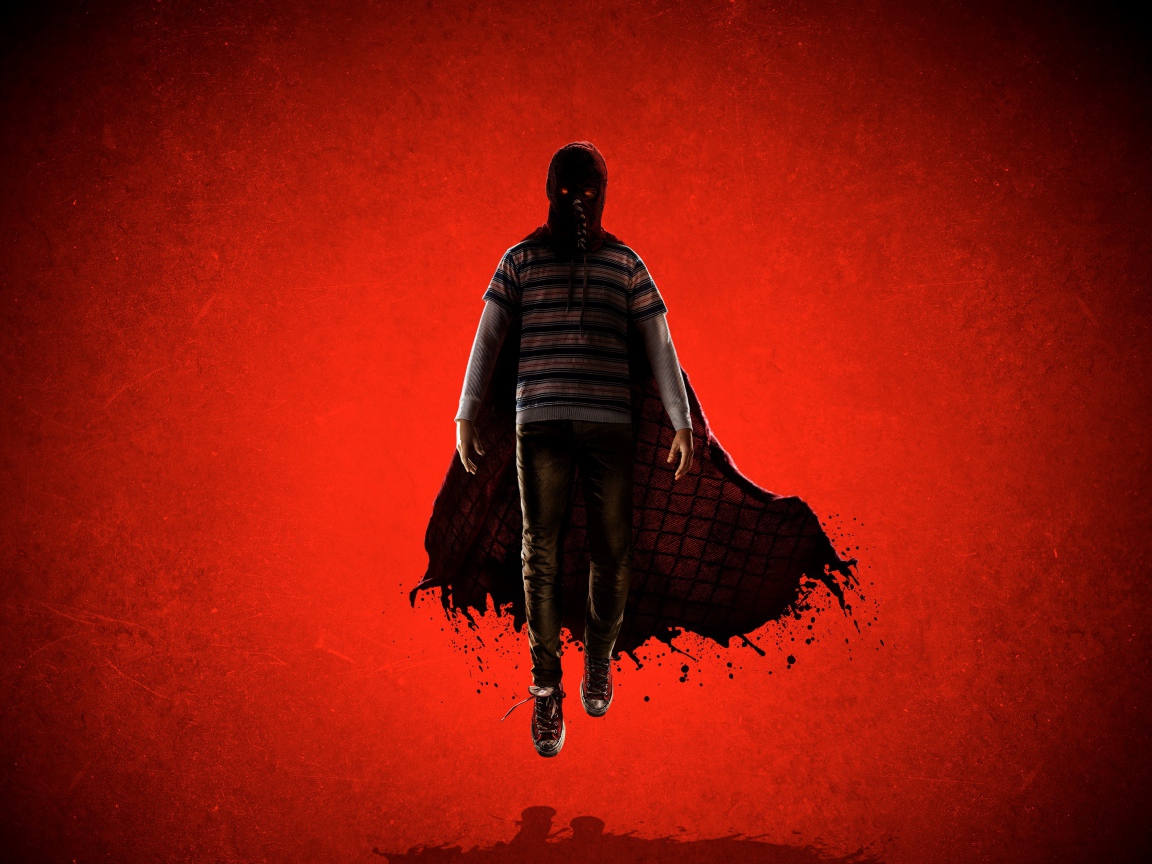 Персонаж фильма Гори, гори ясно на красном фоне