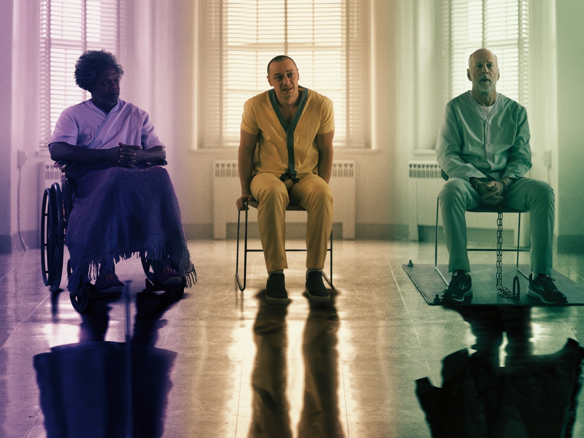 Кадр нового фильма Стекло, 2019