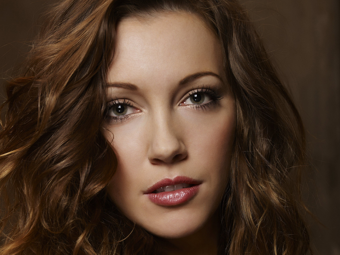 American actress Katie Cassidy face close-up