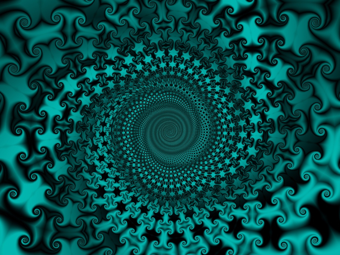 Голубой спиральный абстрактный узор 