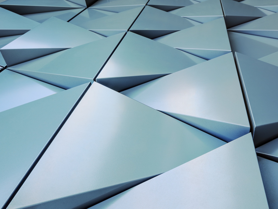 Большие серые треугольники 3д графика