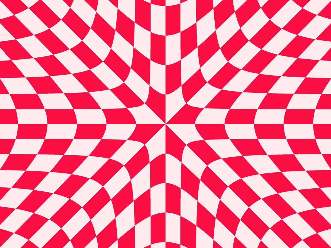 Красно - белый рисунок иллюзия 