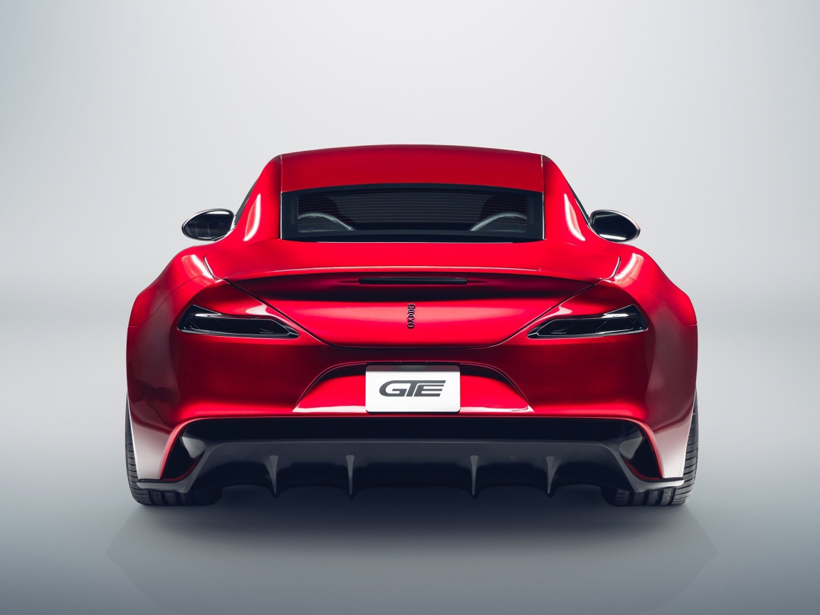 Автомобиль Drako GTE 2, 2020 года вид сзади