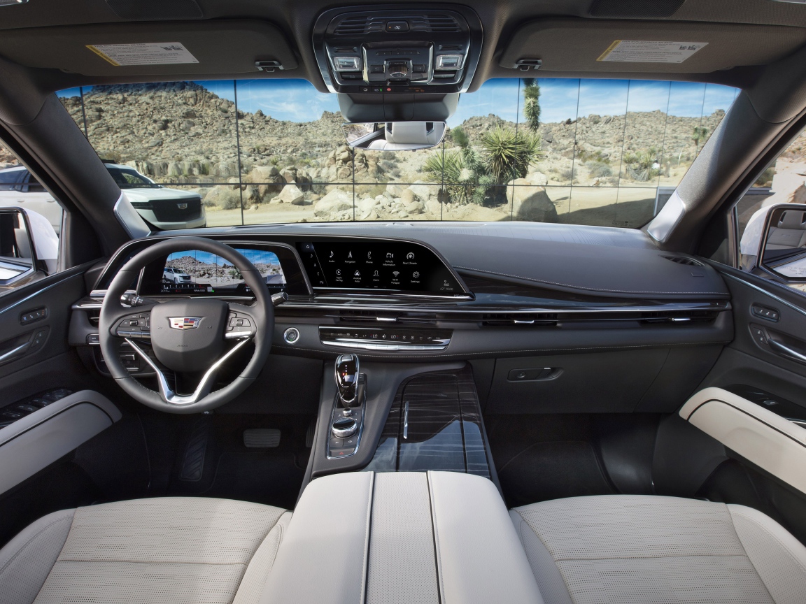 Салон автомобиля Cadillac Escalade Platinum Sport, 2021 года