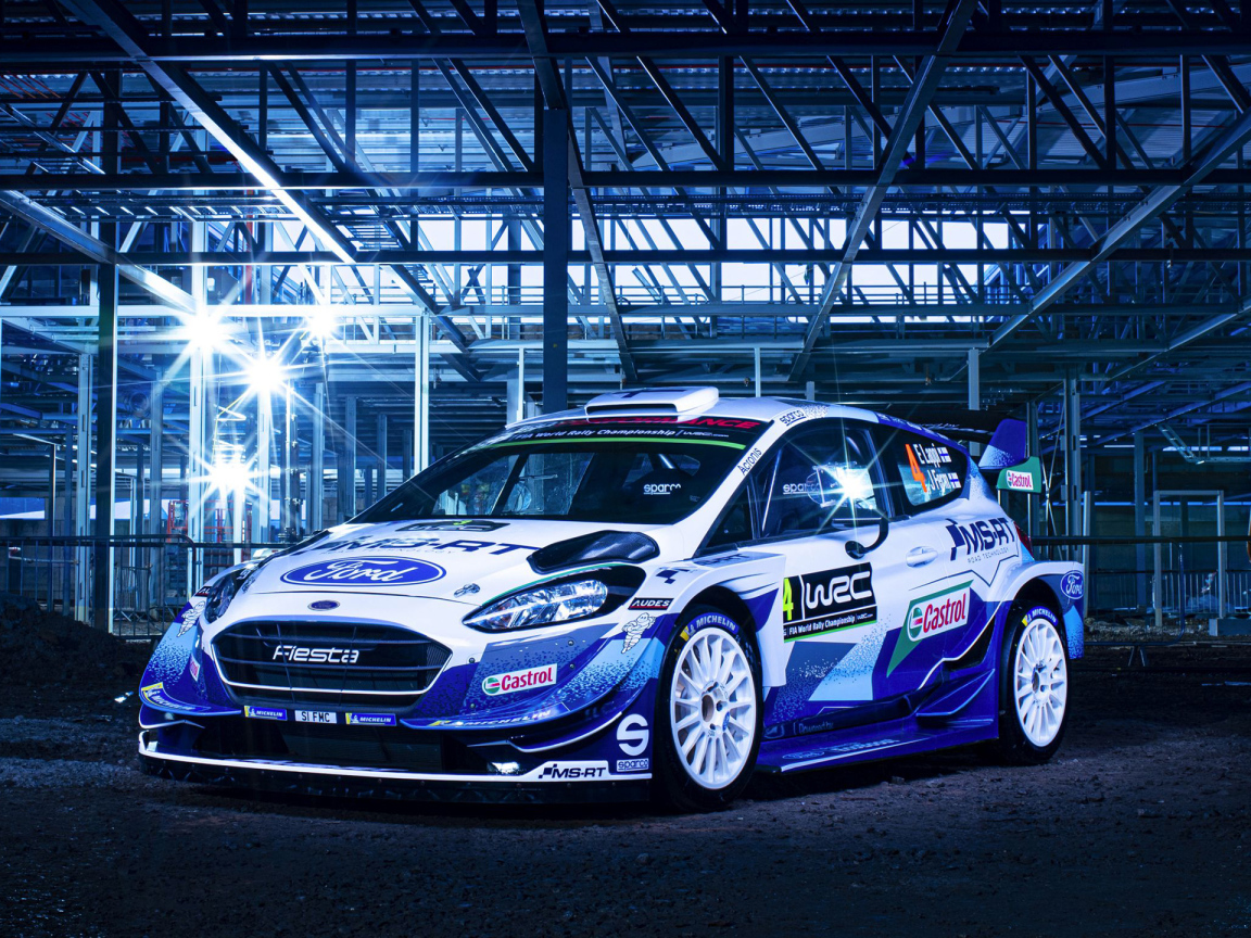 Спортивный автомобиль  Ford Fiesta WRC 2020 года 