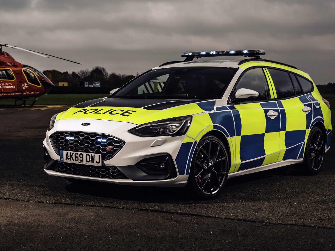 Полицейский автомобиль Ford Focus ST, 2019 года 