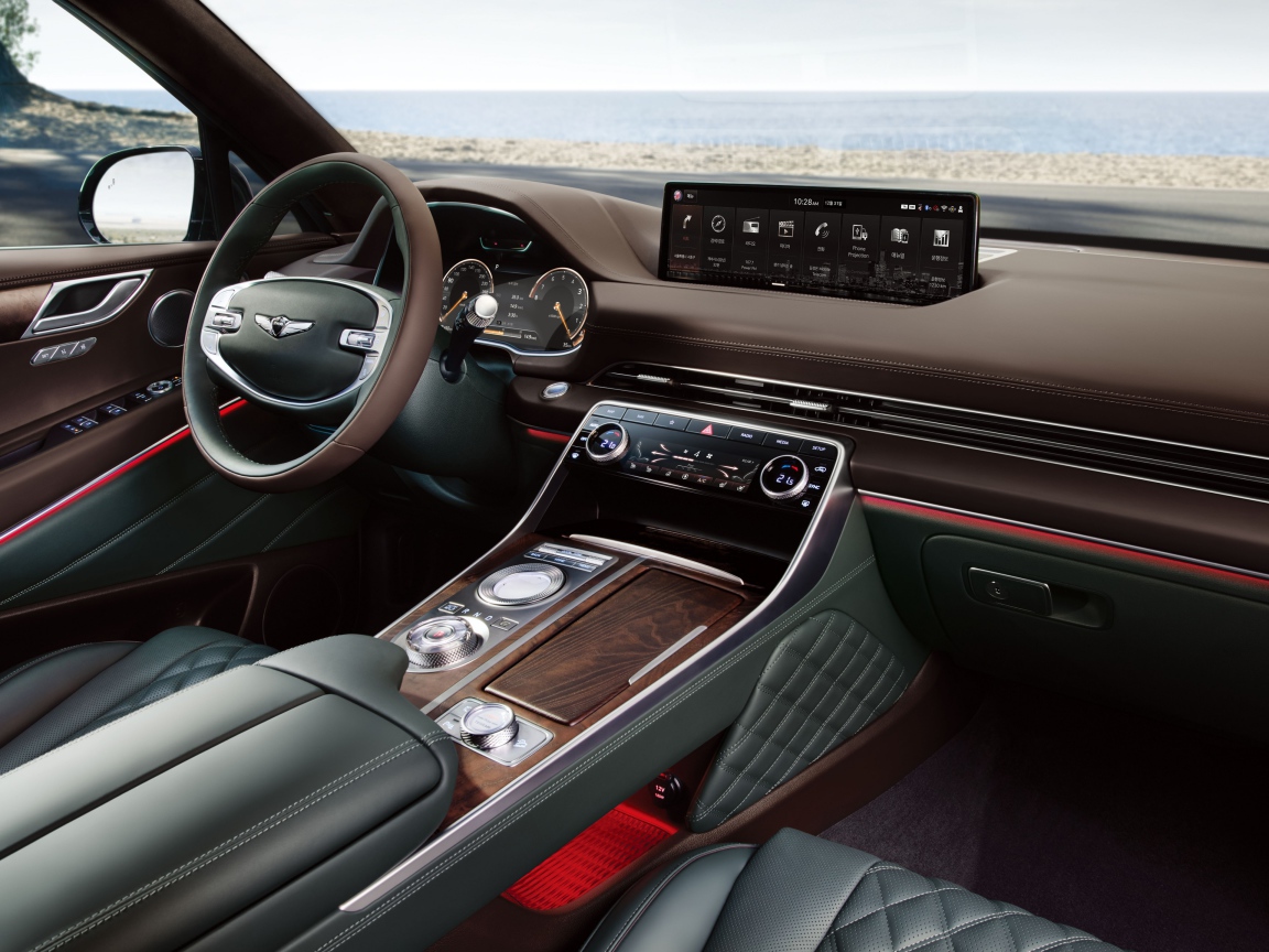 Салон автомобиля Genesis GV80 2020 года