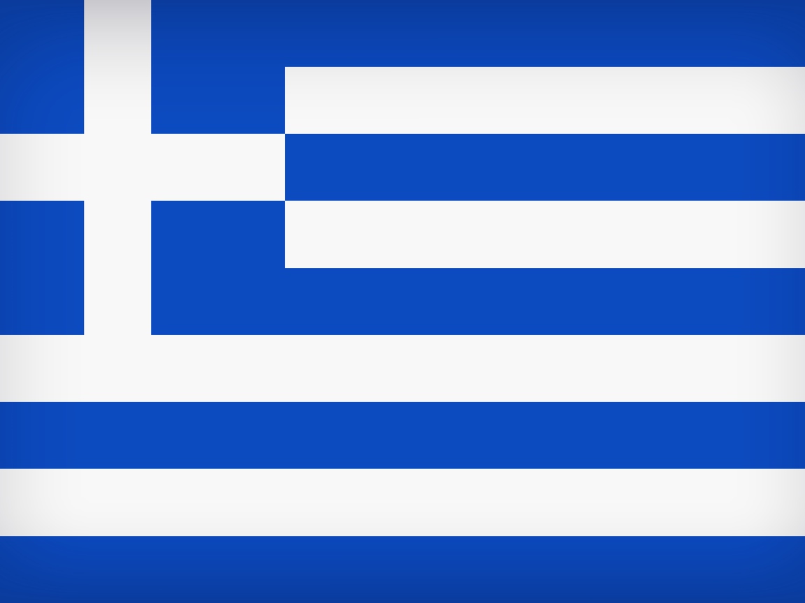 Сине-белый флаг Греции 