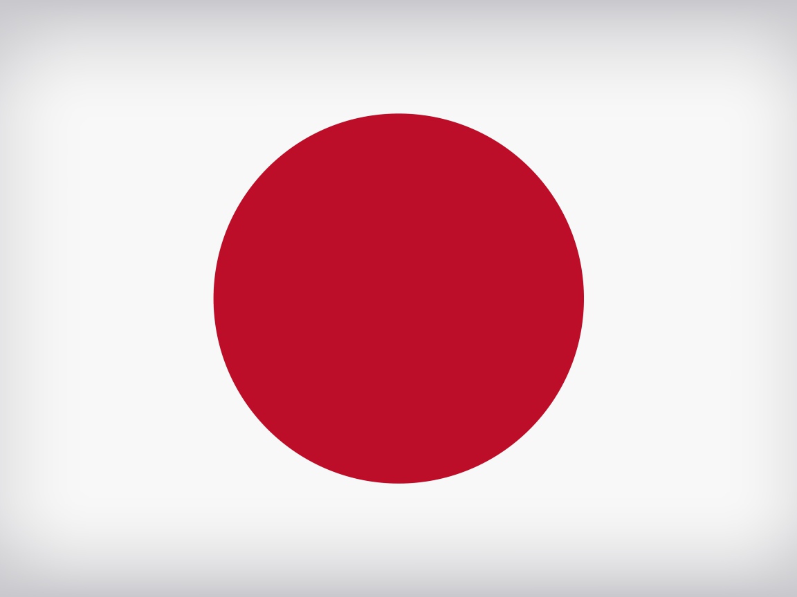 Red circle on a white background, flag of Japan