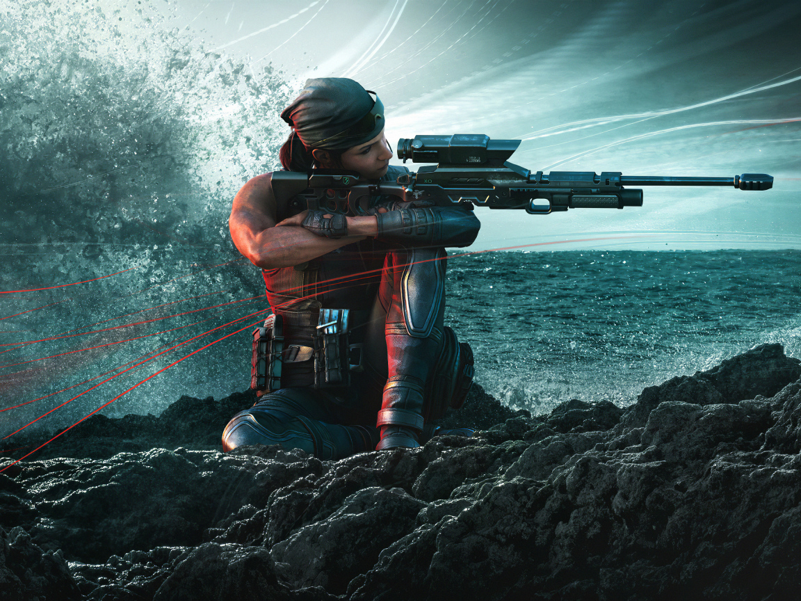 Персонаж компьютерной игры Rainbow Six Siege Operation Shifting Tides 2019