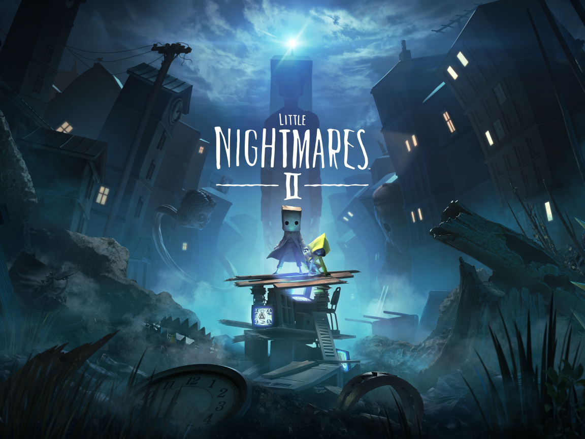 Постер новой компьютерной игры Little Nightmares 2, 2020