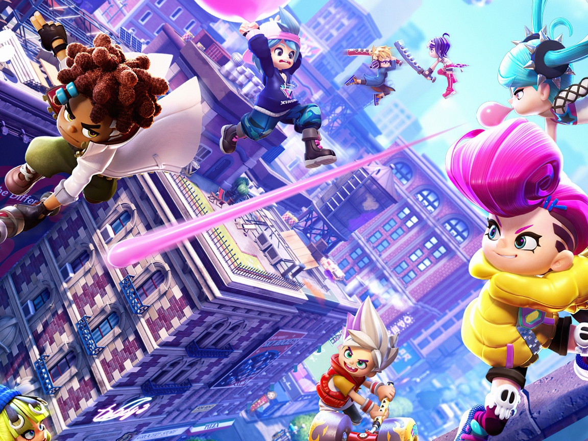 Скриншот компьютерной игры Ninjala, 2020