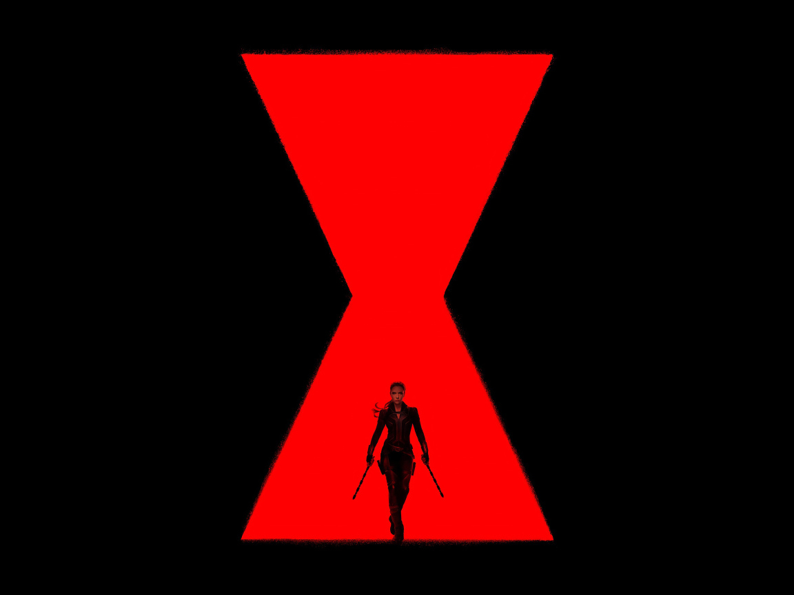 Постер фильма Чёрная вдова на черном фоне, 2020