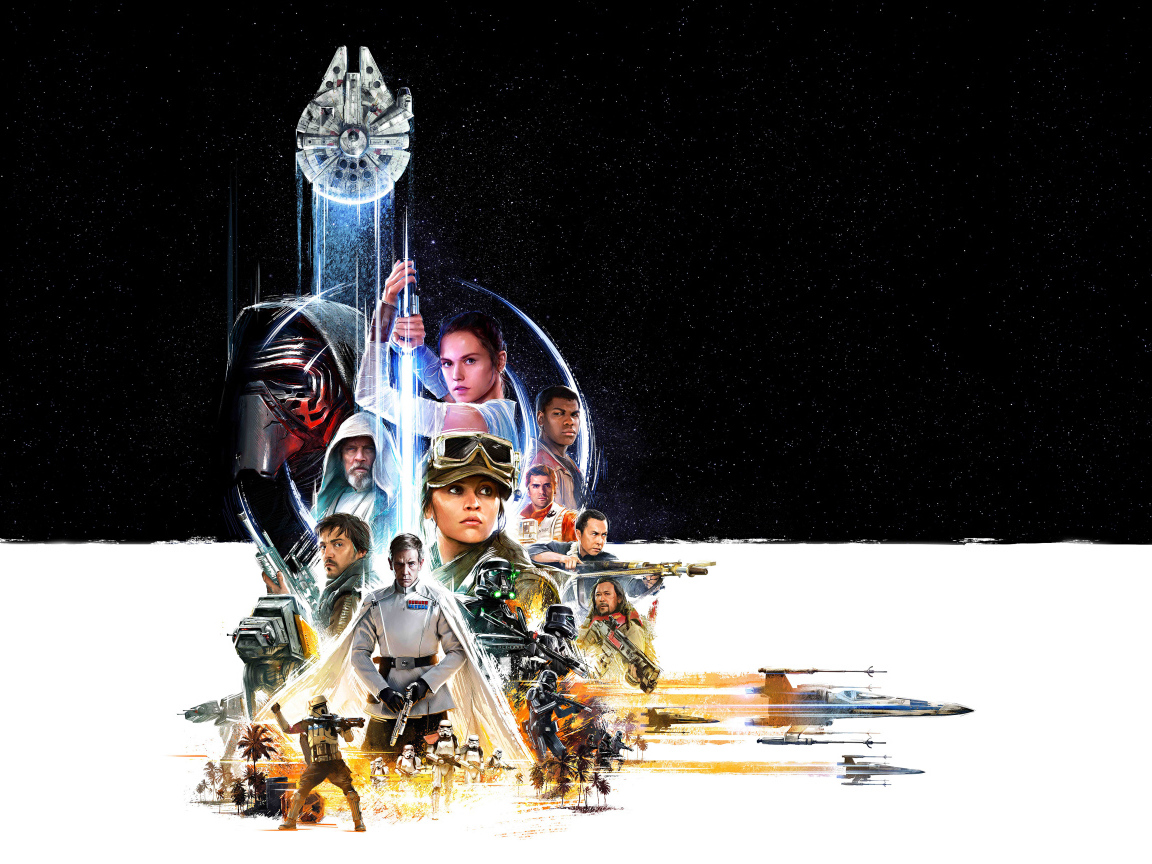 Постер фильма Звездные войны на фоне неба 