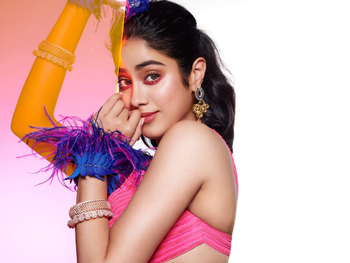 Молодая актриса болливуда Джанви Капур 