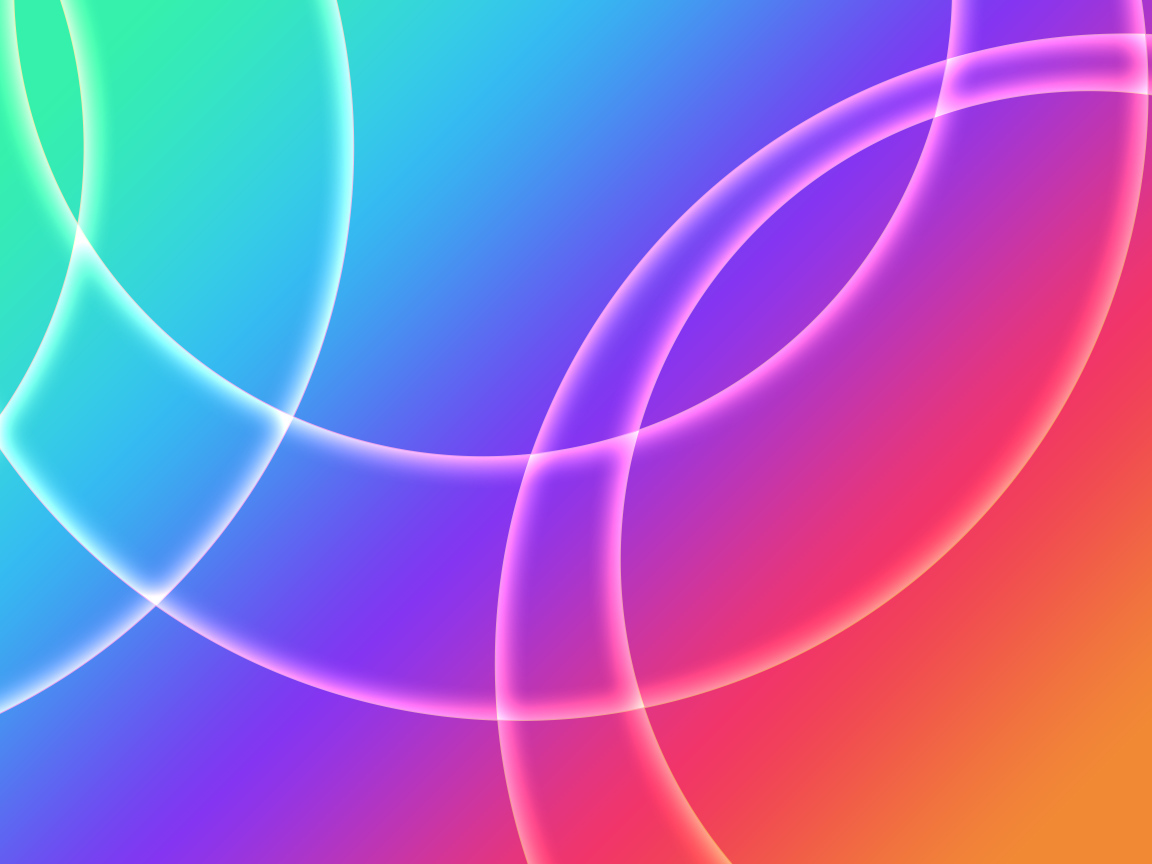 Красивая цветовая палитра с кругами 